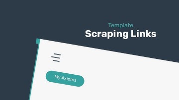 How to scrape links from a website using axiom.ai