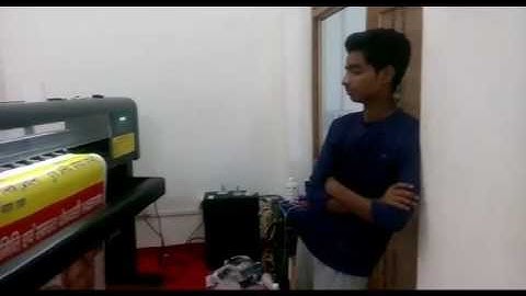 Pico impact konica 512. Spm. Solvent printer.  Siddharth printing Machines Pvt. Ltd.  Flex printer