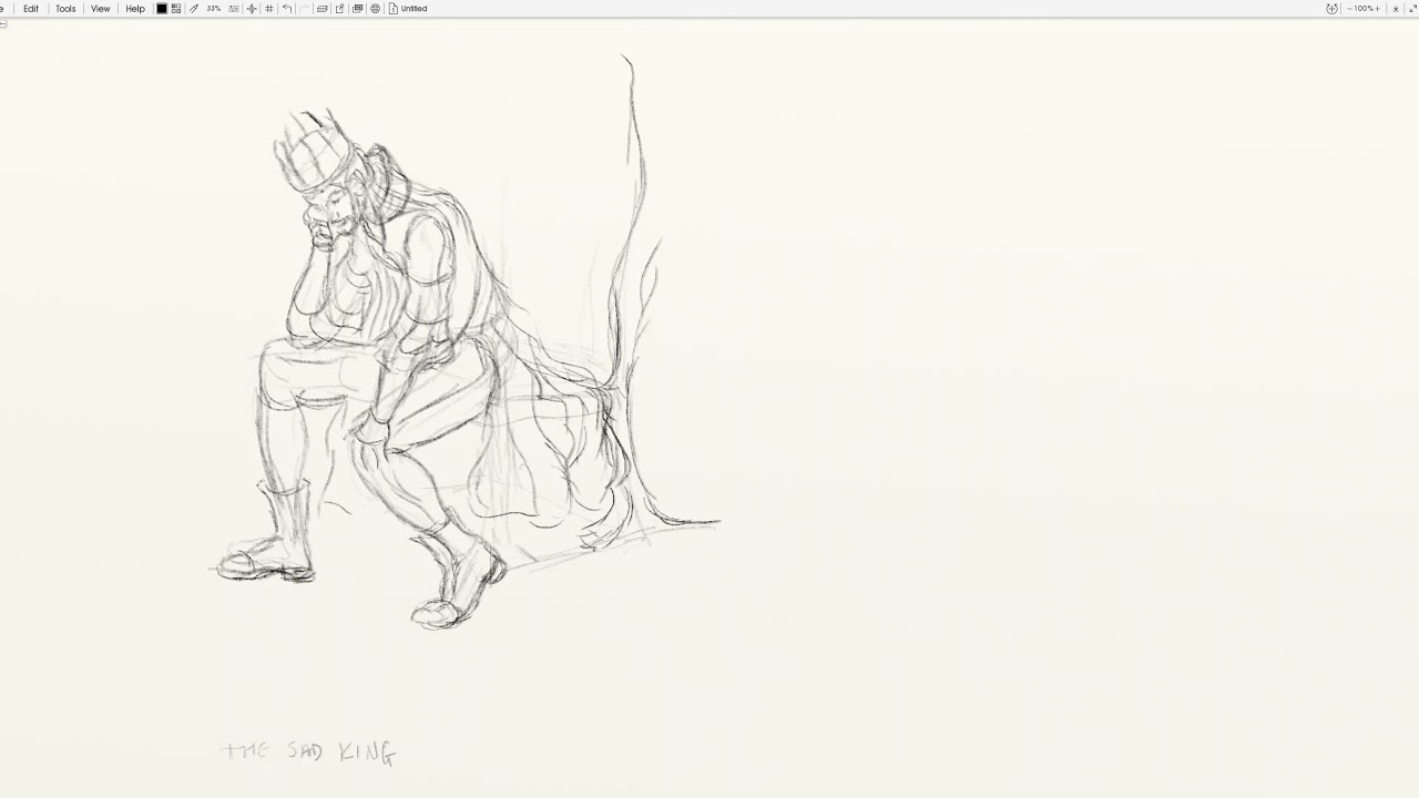 Fantasy Concept Art The Sad King Youtube 