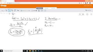 Bisection Method Example
