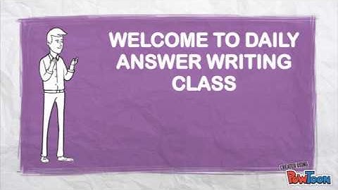 DAILY ANSWER WRITING