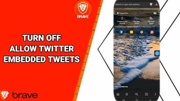 How To Turn Off Allow Twitter Embedded Tweets On Brave Private Web Browser App