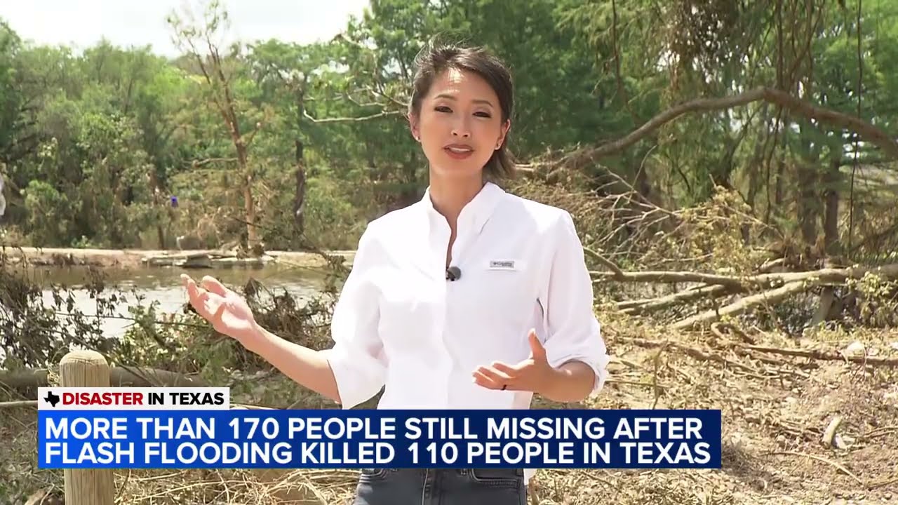 Over 170 people still missing after flash flooding killed 110 people in Texas