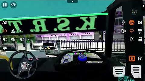 Eicher KSRTC Bus Driving Bus Simulator Indonesia Android Gameplay Indonesia game video.