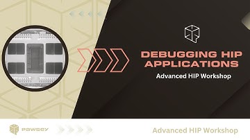 HIP Workshop | Debugging HIP applications | Introduction