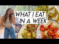 WHAT I EAT IN A WEEK | healthy-ish, balanced, and intuitive eating!