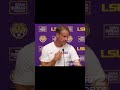 LSU Football Coach Lane Kiffin gives an update on week 2 of Spring practice