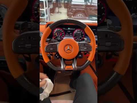 مارسيدس بلون برتقالي   