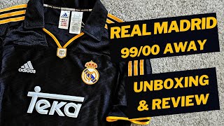 Real Madrid 99/00 Reissue away jersey Unboxing & Review