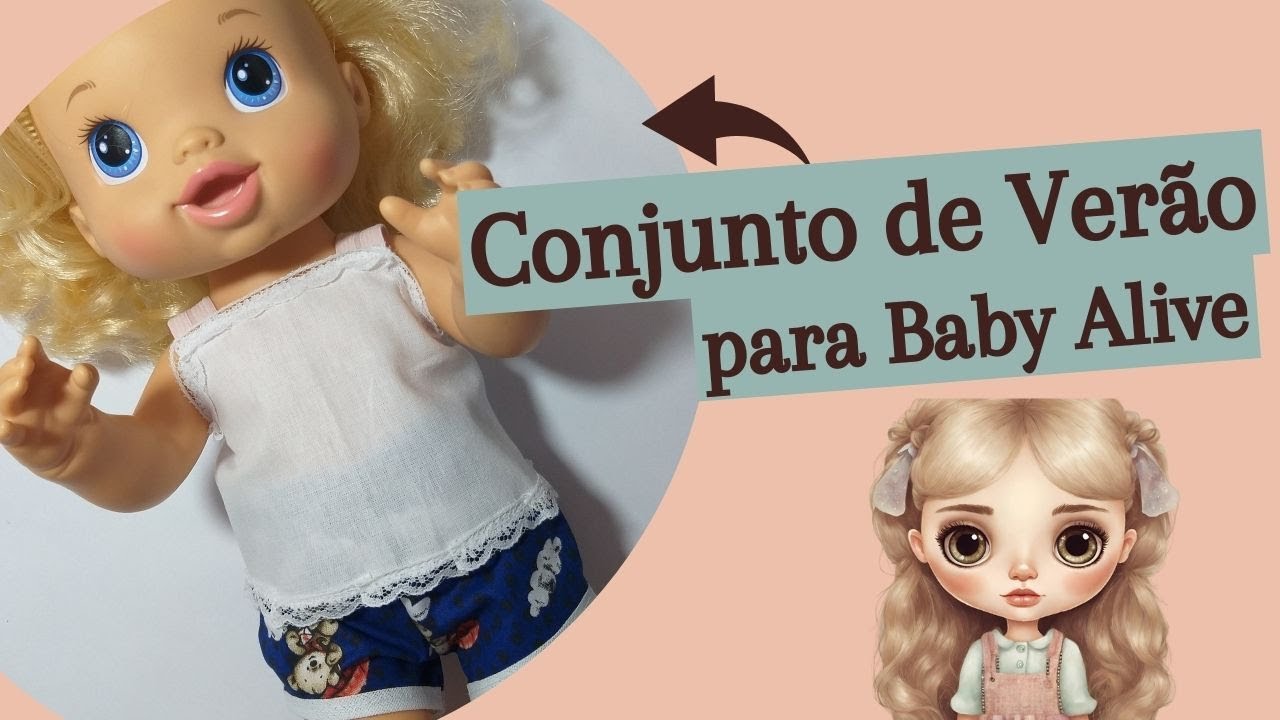 D.I.Y.: Conjunto de Verão para bonecas Baby Alive