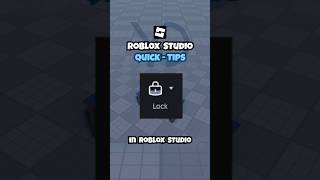RSQT: How to Use the Lock Tool in Roblox Studio #shorts #robloxdev