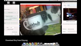 LKB Kinect Bundle + Kivy in MacBook