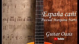 España cañí - Pascual Marquina Narro (Solo   Guitar Tab)
