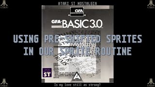 Celebrity GFA Basic part 36b: Using pre-shifted sprites in our sprite routine Wealth