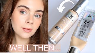 NEW It Cosmetics FOUNDATION VS. CC Cream- COMPARISON