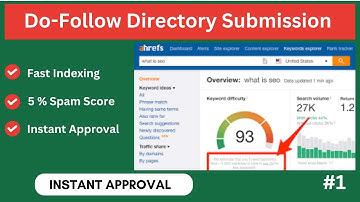 100% Do-Follow Directory Submission | How to Do Directory Submission | @dml-training