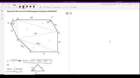 How to calculate the Area by dividing into triangles