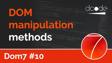 Dom7 Tutorial #10 - DOM Manipulation Methods