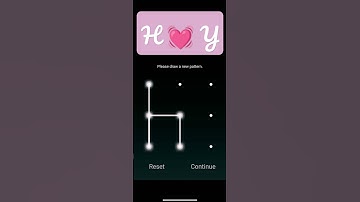 Pattern of HY Love 💓💓💓...#lockscreen #pattern #lock #love #couples