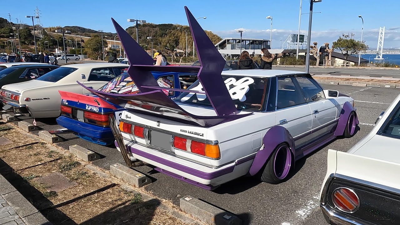 旧車】ニューイヤーミーティング 2023 旧車も街道レーサーもお帰りだぁ