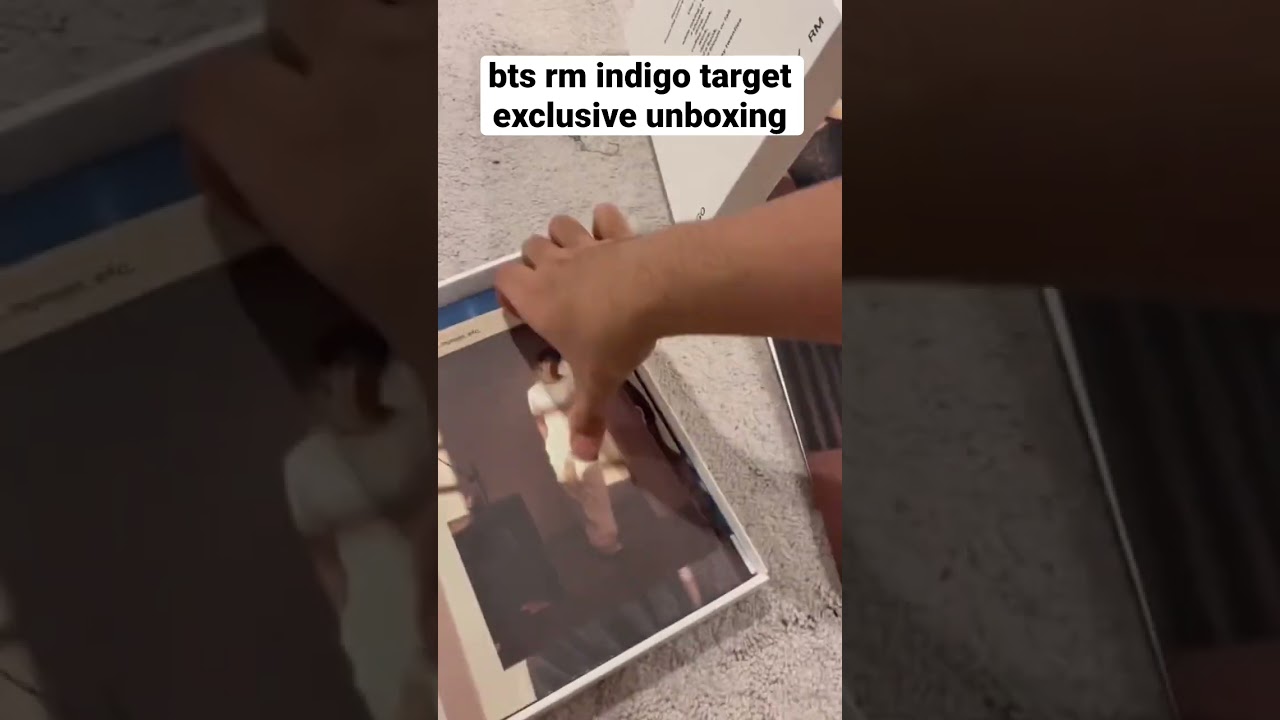 unboxing rm indigo target exclusive album