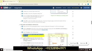 Word 2021 In Practice - Ch 2 Guided Project 2-1|SIMnet|Guided Project 2-1
