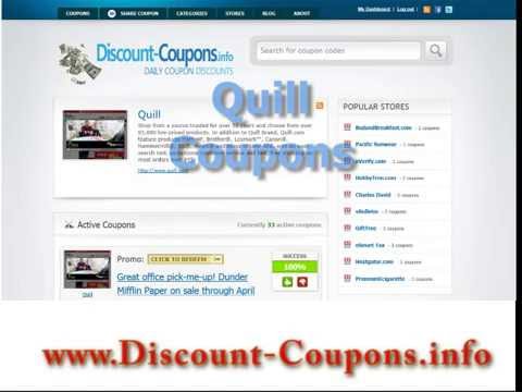 Quill Coupon Code - YouTube