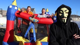 Last To Leave Giant Bounce house wins vs the project Zorgo hacker