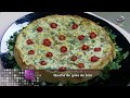 quiche de grão de bico