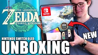The Legend of Zelda: Tears of the Kingdom Nintendo Switch OLED | Unboxing & Hidden Details!