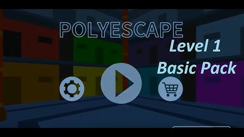 Polyescape - Escape Game Basic Pack Level 1 Walkthrough