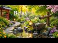 Relaxing Music Relieves Stress, Calm Anxiety 🌿 Soothing Music, Bamboo Water Fountain, Deep Sleep