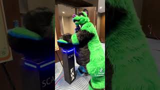 Rare TikTok of a furry struggling at a convention