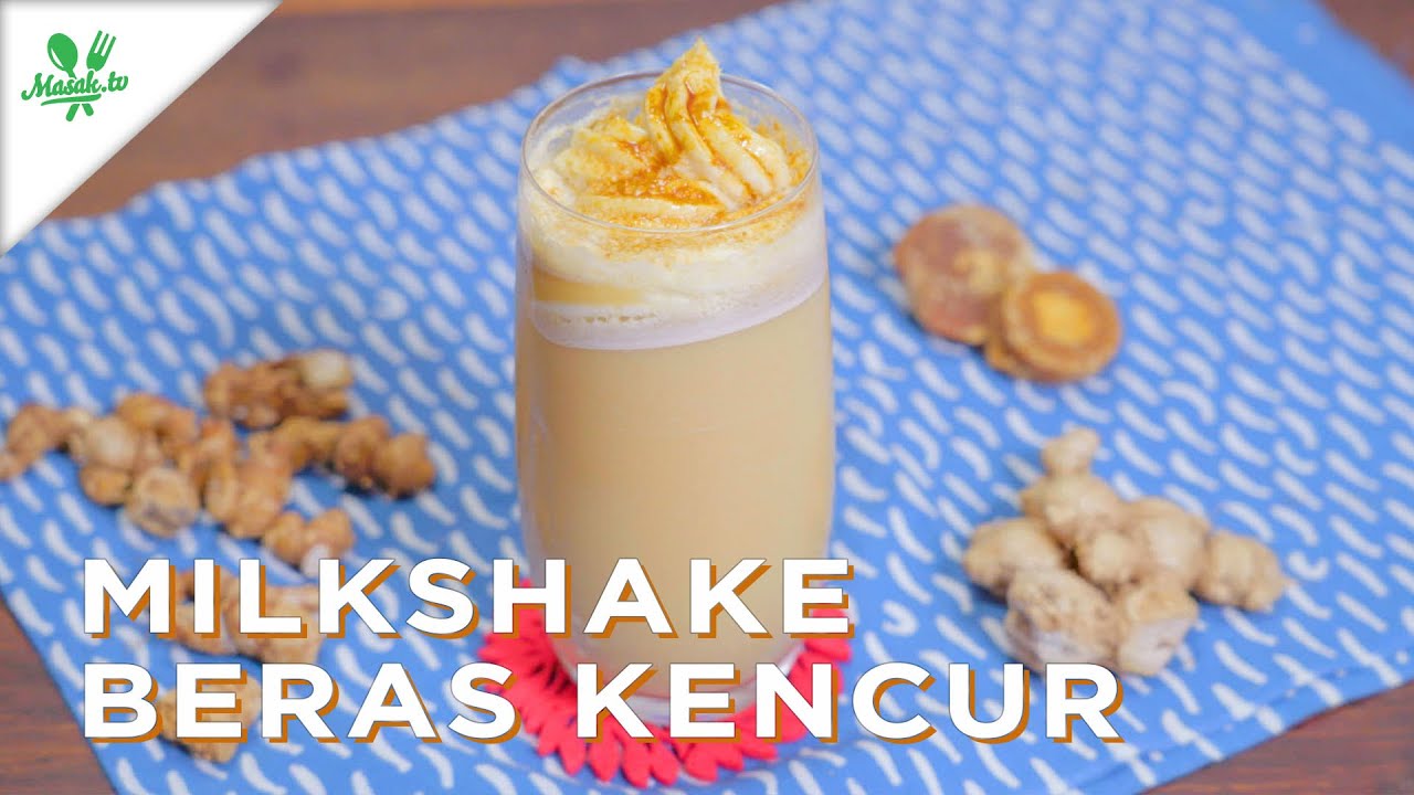 JAMU DIBIKIN MILKSHAKE ENAK BANGEET!! | Milkshake Beras Kencur