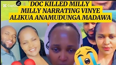 MILLY WA DOC SHOCKING CAUSE OF HER DEATH . ALIKUA ANANIDUNGA MADAWA . AND PROMISED KUNIUA POLE POLE.