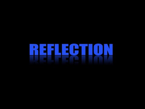 Reflection Text Effect in Photoshop CS6