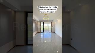 Luxury apartments for rent in Nairobi Kenya, Riverside. For more information call/text 0792530530