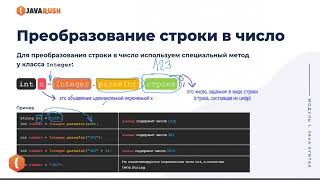 Java String to int | Преобразование строки в число | Фрагмент лекции JavaRush - университета