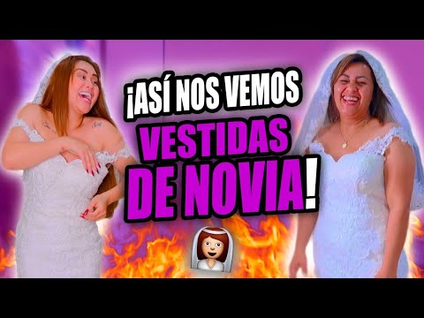 QUIEN SE VE MEJOR VESTIDA DE NOVIA😱 MI MAMÁ Y YO