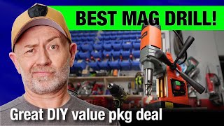 Magnetic drill test: Vevor 1300W package - best home fabrication kit | Auto Expert John Cadogan
