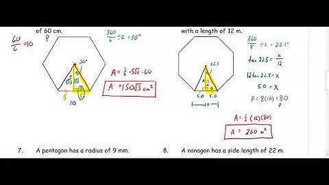 U12D2- Area of Circles and Regular Polygons