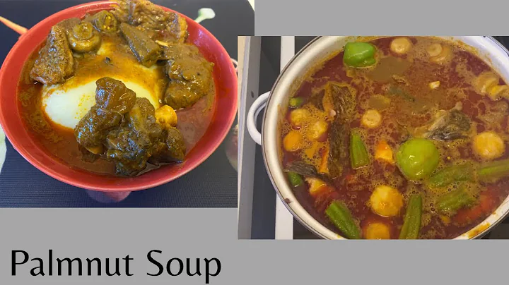 HOW TO MAKE THE TASTIEST GHANA PALMNUT SOUP |Abenkwan Recipes