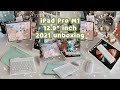 ✨ 2021 IPAD PRO M1 12.9" inch Unboxing + Accessories (Aliexpress) ✨ [set up and chill with me]