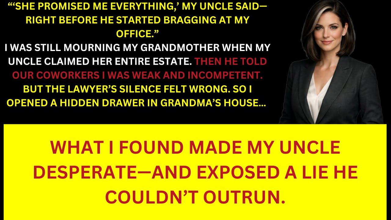 My Uncle Claimed My Late Grandmother Promised Him Everything — He Struggled to Explain That at...