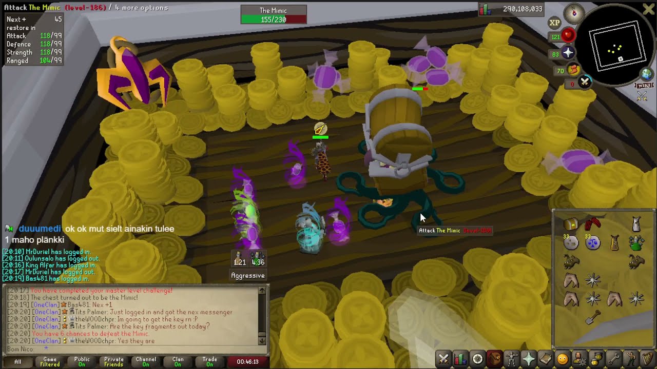 Mimic Fight With Loot!