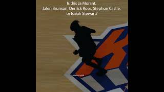 Is this Ja Morant, Jalen Brunson, Derrick Rose, Stephon Castle, or Isaiah Stewart? #nba #nba2k