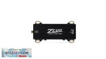 HGLRC ZEUS VTX 5.8GHz 40CH PIT/25/200/800/1600/2500mW 2.5W MMCX FPV Transmitert for RC Review
