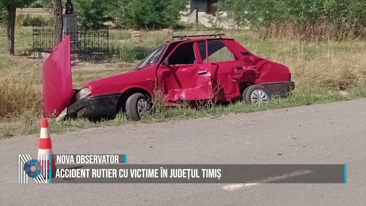 Accident rutier cu victime în județul Timiș