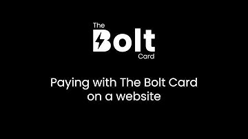 Paying with The Bolt Card on a website