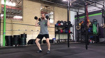 Demo: Double Dumbbell Power Cleans